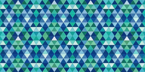 Seamless geometric abstract pattern in shades of blue and green , Geometric, Abstract, Seamless, Pattern, Texture, Fabric