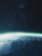 Fototapeta premium graphics of space, planets, and astronauts on a white background.