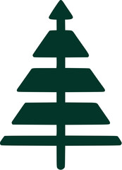 Fototapeta premium pine tree icon