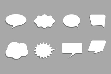 Feedback Speech Bubble Icon. Q and A Dialogue Bubble Vector 
