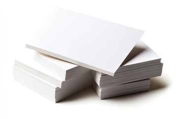 A stack of blank cards for various uses.