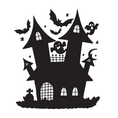 Vintage Halloween Prints for t-shirt, typography. Vector illustration.
