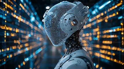 A tech-savvy entrepreneur using AI-driven automation tools to develop global business strategies.