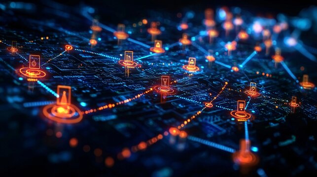 A visual representation of a customer journey map, from lead generation to CRM-driven sales, powered by automation.