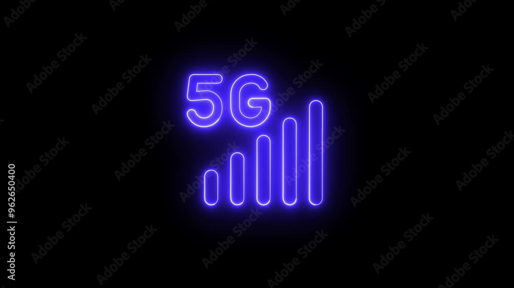 Poster 5g network concept emphasizing advanced connectivity and ultra-fast wireless technology in a digital