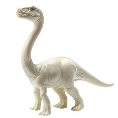 Obraz premium dinosaur toy isolated on white