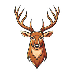 deer head vector