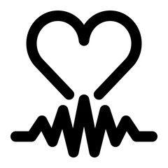 cardiology, heart, science, cardiovascular, cardio, healthy, heartbeat outline icon