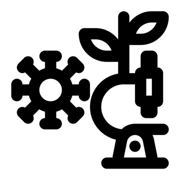 recommend clip art: biology, genetics, science, life, research, microscope outline icon