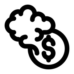 neuroeconomics, behavioural, behavioral, psychology, economics, science outline icon