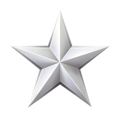 Obraz premium branding identity corporate vector logo 3d star de isolated on transparent background