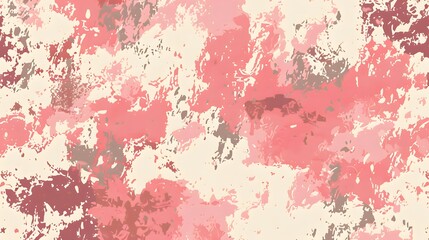 Obraz premium Digital camouflage pattern with pink and beige colors