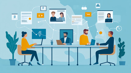 Businesses are embracing hybrid work models combining in-office and remote work to adapt to changing employee expectations
