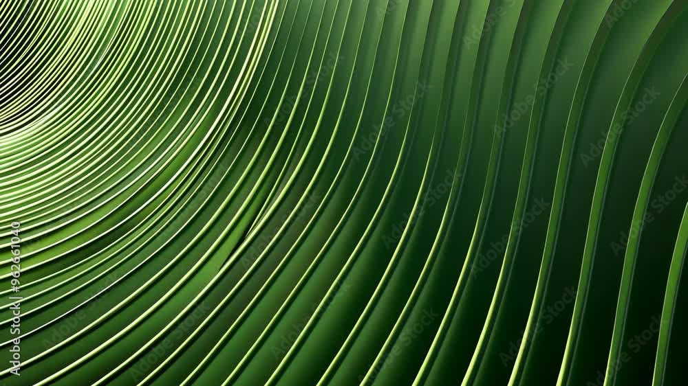Poster captivating green lines create mesmerizing patterns in nature's design during daylight hours