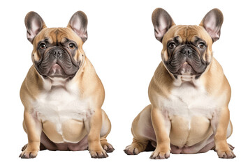 Fototapeta premium french bulldog puppy isolated on transparent background