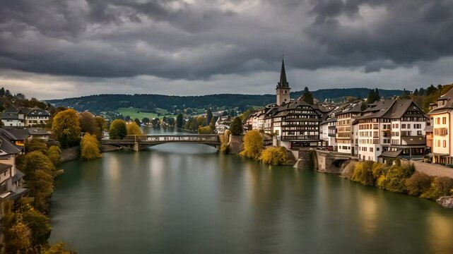 Canton of Schaffhausen, Stein am Rhein, Christmas tree on River Rhine, Switzerland, Eurpe,  switzerland travel guide, beautiful places in switzerland, best spots to visit in switzerland, besat spots t