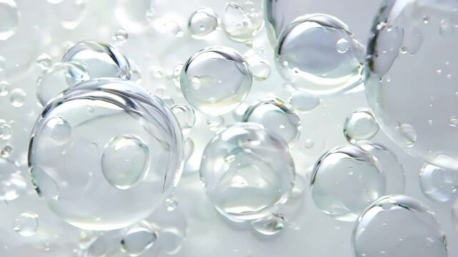 Water Bubbles are floating