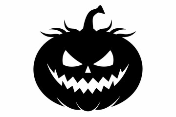 

Halloween pumpkin icon, halloween pumpkin silhouette vector