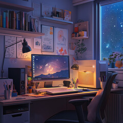 interior of a modern office