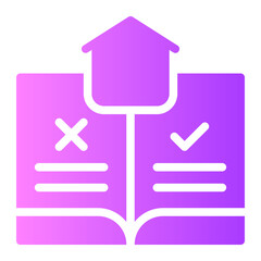 house rules gradient icon