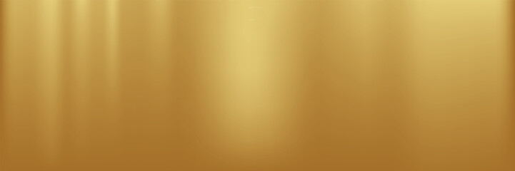Gold abstract blurred gradient background. Vector illustration.