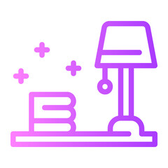 Fototapeta premium tidy gradient icon