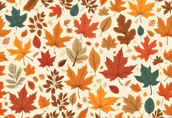 A collection of autumn leaves with a red leaf on the top