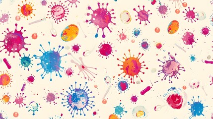 bacteria and cells , science background 