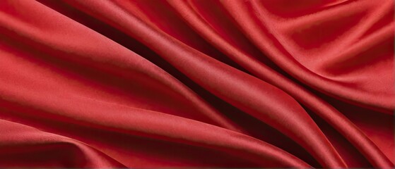 Obraz premium Abstract Red Silk Fabric Background