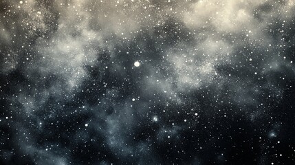 Obraz premium A mesmerizing view of the starry night sky filled with an endless array of stars and cosmic clouds, creating a sense of wonder and infinity.