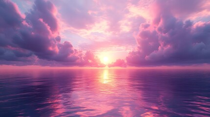 Obraz premium sunset over the ocean