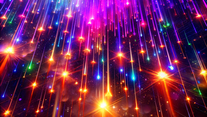 Obraz premium High-speed energy Light Lines Flow background