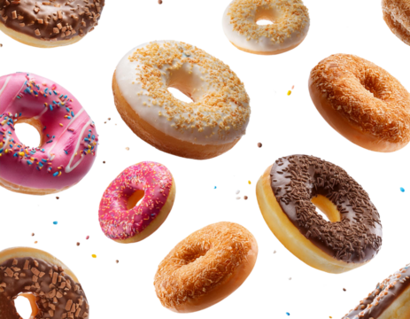 Transparent donut Floating