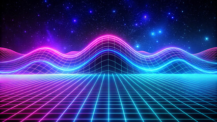 Fototapeta premium High-speed energy Light Lines Flow background