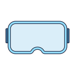 VR Box Flat Design Icon