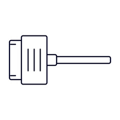 VGA Connector Outline Illustration