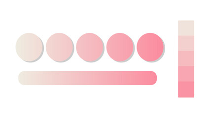 Abstract gradient background with White and Pink color palette. Abstract illustration with gradient blur design. Blurred colored abstract background. Colorful gradient. Vector illustration