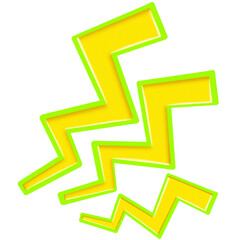 Comic effect on transparent background	
