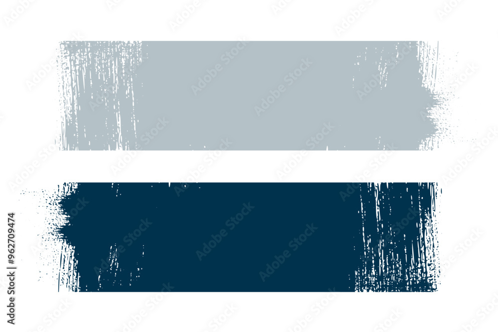 Wall mural hand drawn abstract grungy texture background in set of two