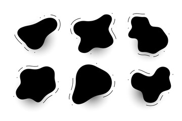 dark black jelly form element in collection