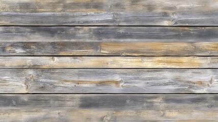 Obraz premium Weathered wood texture background, ideal for rustic designs. Gray and brown tones in horizontal planks perfect for natural and vintage themes.