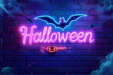 Obraz premium neon vector text 