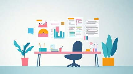 Workspace Design with Charts and Graphs