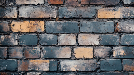 Obraz premium Industrial Brick wall best background texture close , Old brick wall background wide panorama of masonry , Background of old grunge brick wall