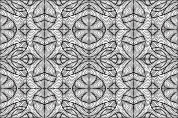 Abstract, Doodle, Stripes with black without exact shape, Create image, Black stripes, Doodles, Pattern, White background.