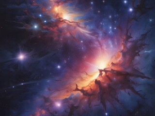 Star Field in Galaxy Space Texture Background Beautiful Color Full lighting flashlight