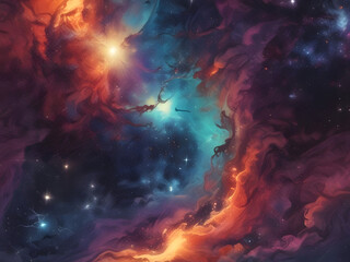 Star Field in Galaxy Space Texture Background Beautiful Color Full lighting flashlight