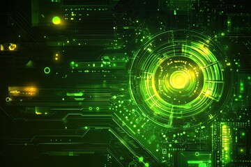 Environment technology.Abstract technology background.Vector illustration