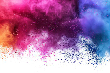 Fototapeta premium color splash holi powder