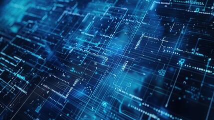 A futuristic digital lock symbol with various padlocks and cyber elements, emphasizing the importance of secure data networks